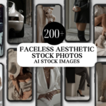 faceless aesthetic stock photos