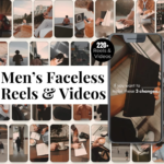 Men Reel MRR Digital Products Master Resell Rights Instagram Reels Digital Marketing Faceless Instagram Canva Men Videos Resell Rights