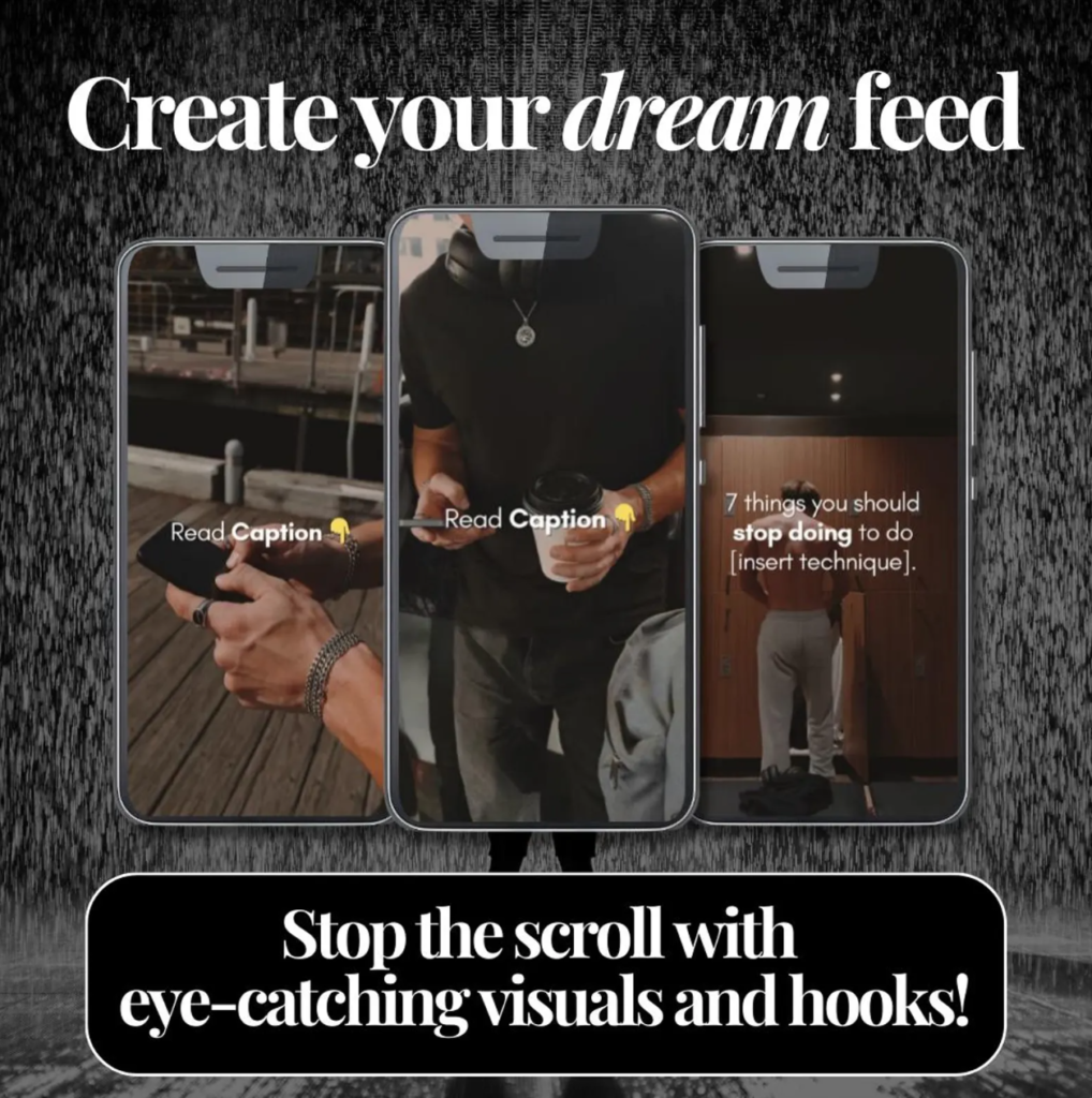 Men Reel MRR Digital Products Master Resell Rights Instagram Reels Digital Marketing Faceless Instagram Canva Men Videos Resell Rights
