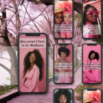 Melanin Faceless Instagram Stories MRR Pink IG Stories Positive Affirmations Melanin Pinterest Instagram Templates MRR