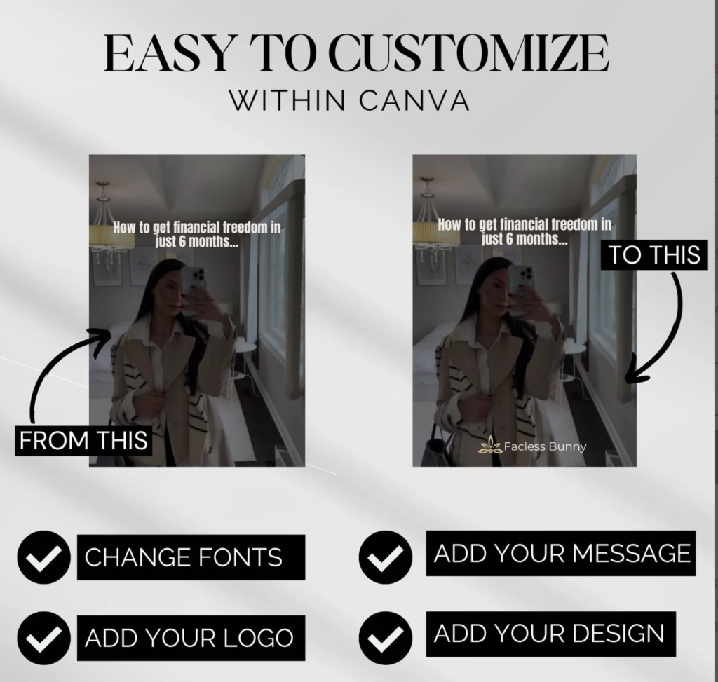 Faceless Reels Instagram Templates Master Resell Rights Faceless Reels Hooks Digital Marketing PLR MRR Digital Products