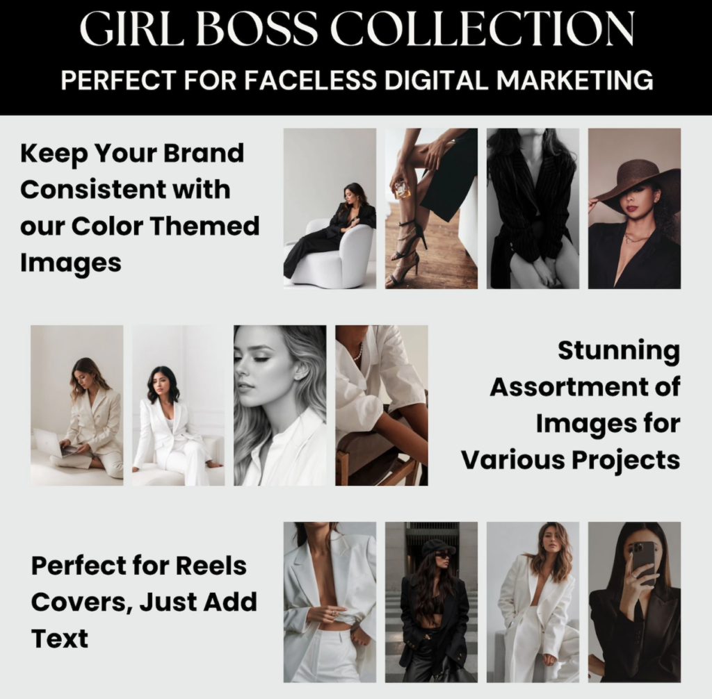 Boss Babe Faceless Marketing Stock Images MRR Stock Images Instagram Posts Aesthetic Images Business Woman Stock Photos