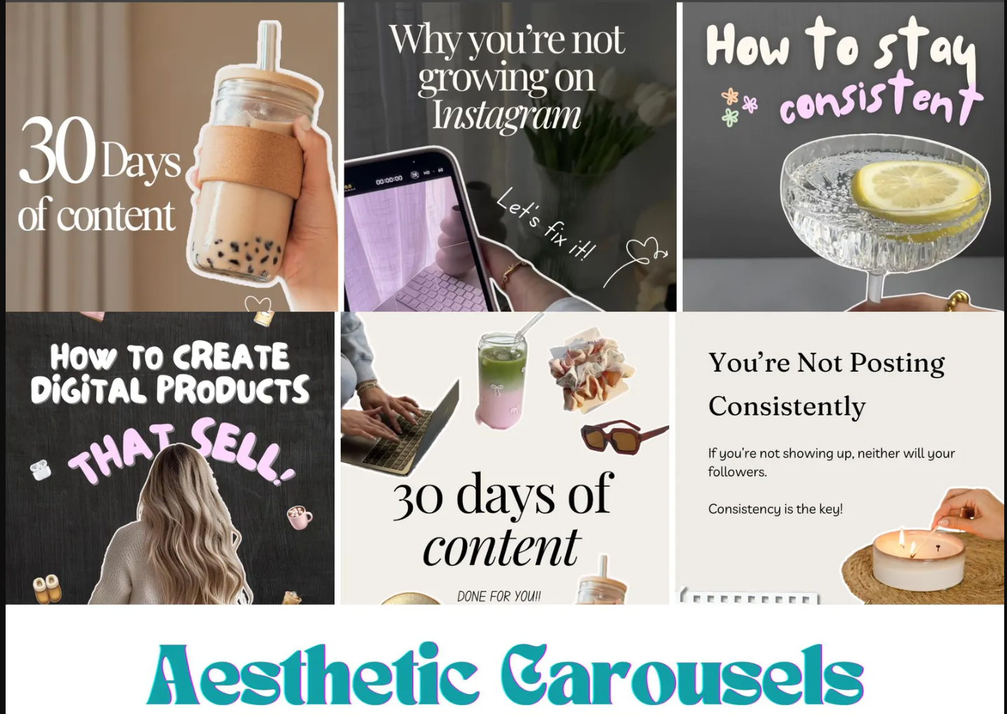 aesthetic carousels